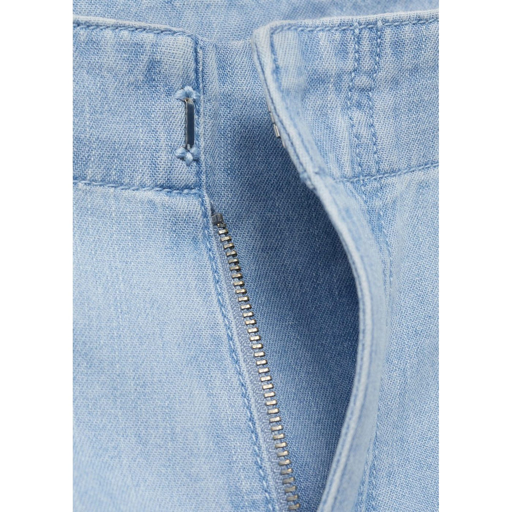 Pantalon Denim Wideleg Taille Normale