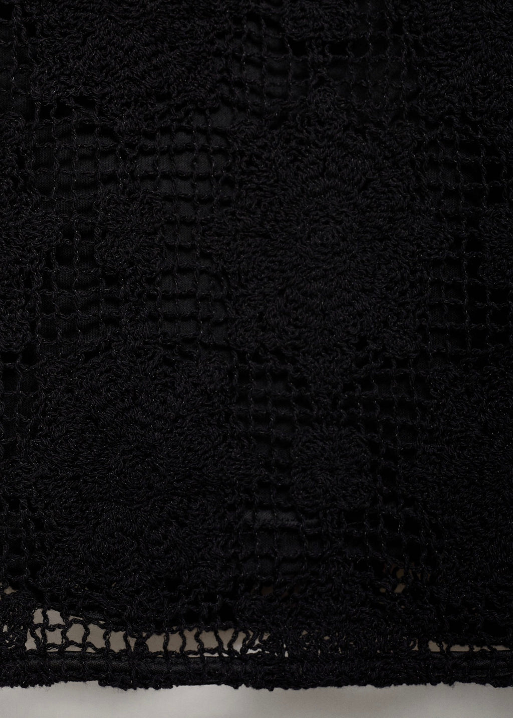 Robe Crochet Décolletée Dans Le Dos