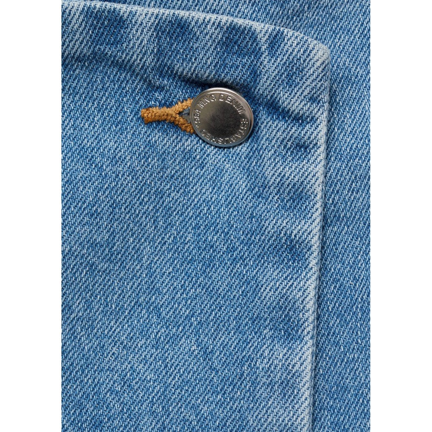 Jupe Short En Jean Croisée