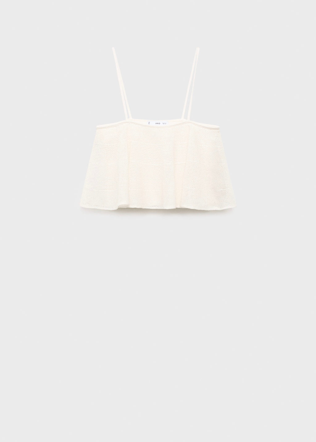 Top Maille À Volants