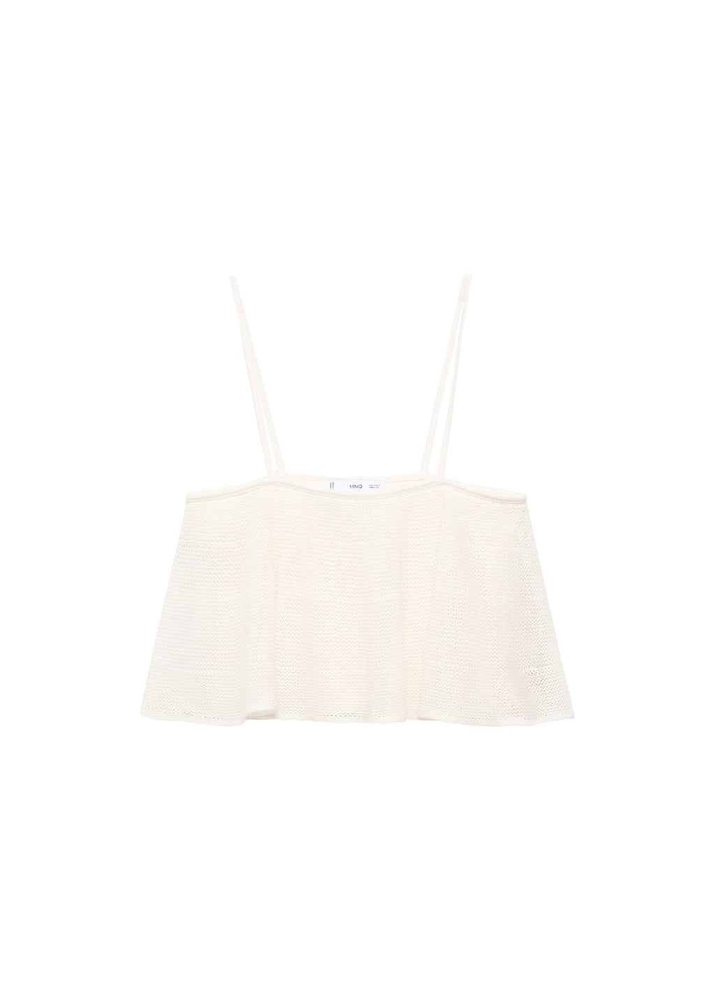Top Maille À Volants