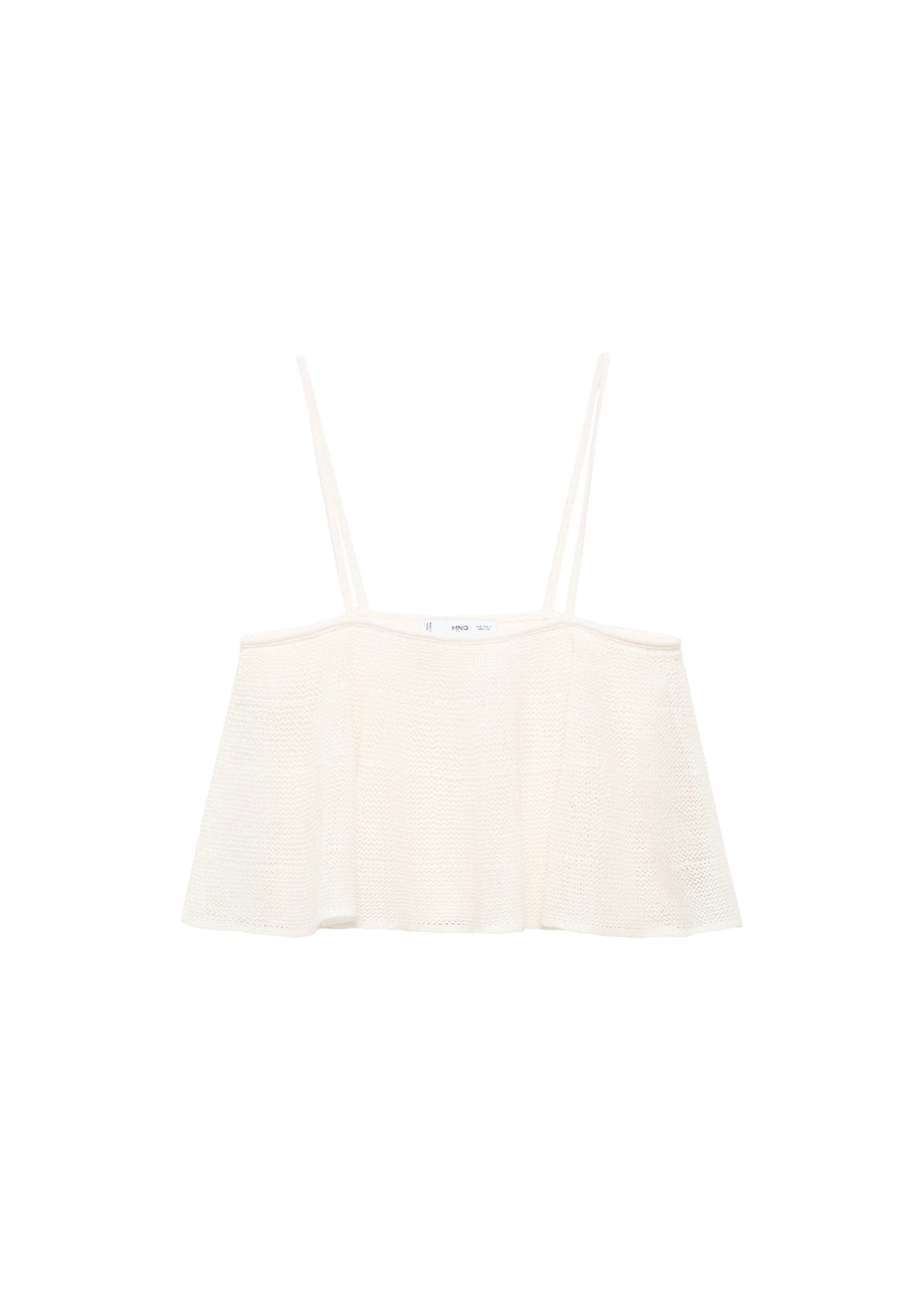 Top Maille À Volants