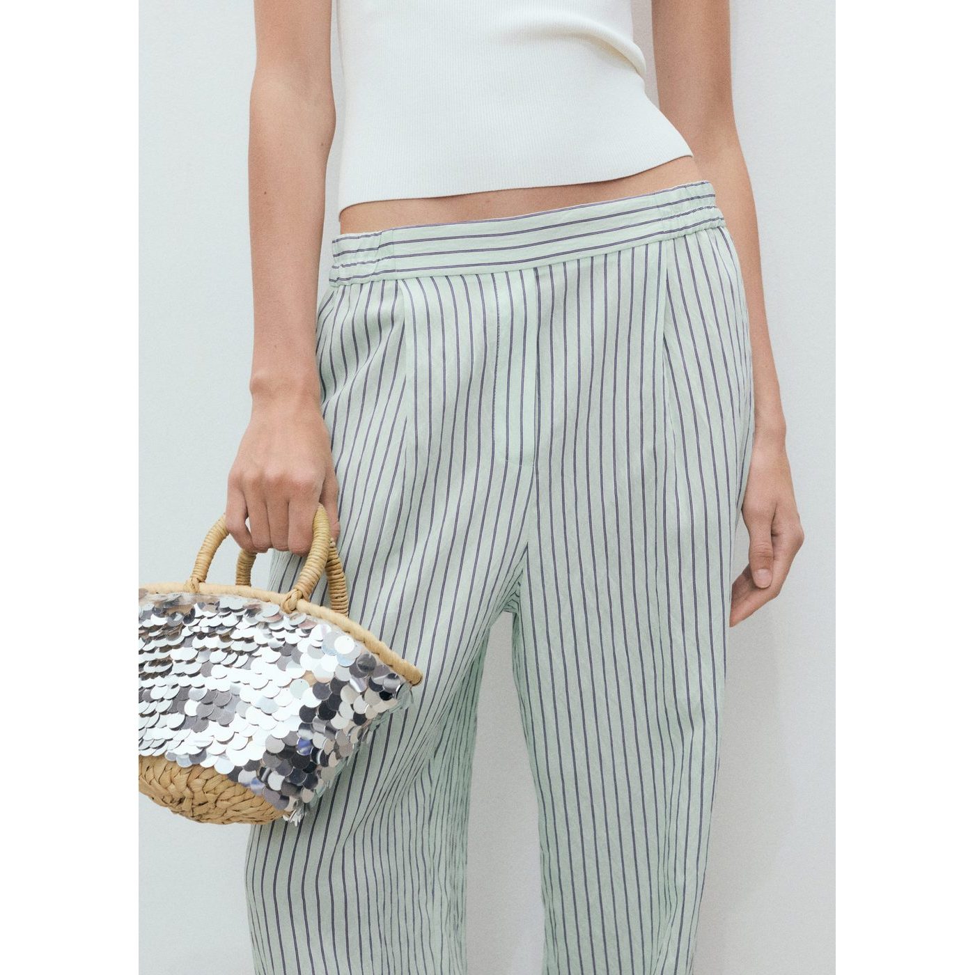 Pantalon Lauri - Pastel Green