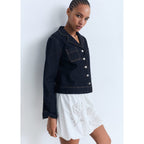 Veste Jean Cintrée À Poches