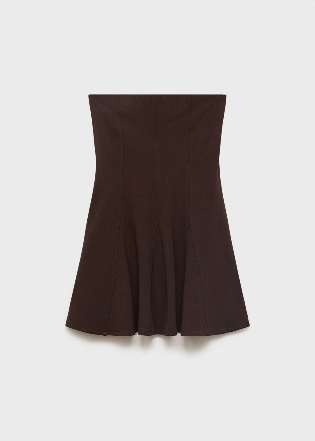 Robe Bustier À Plis Plats