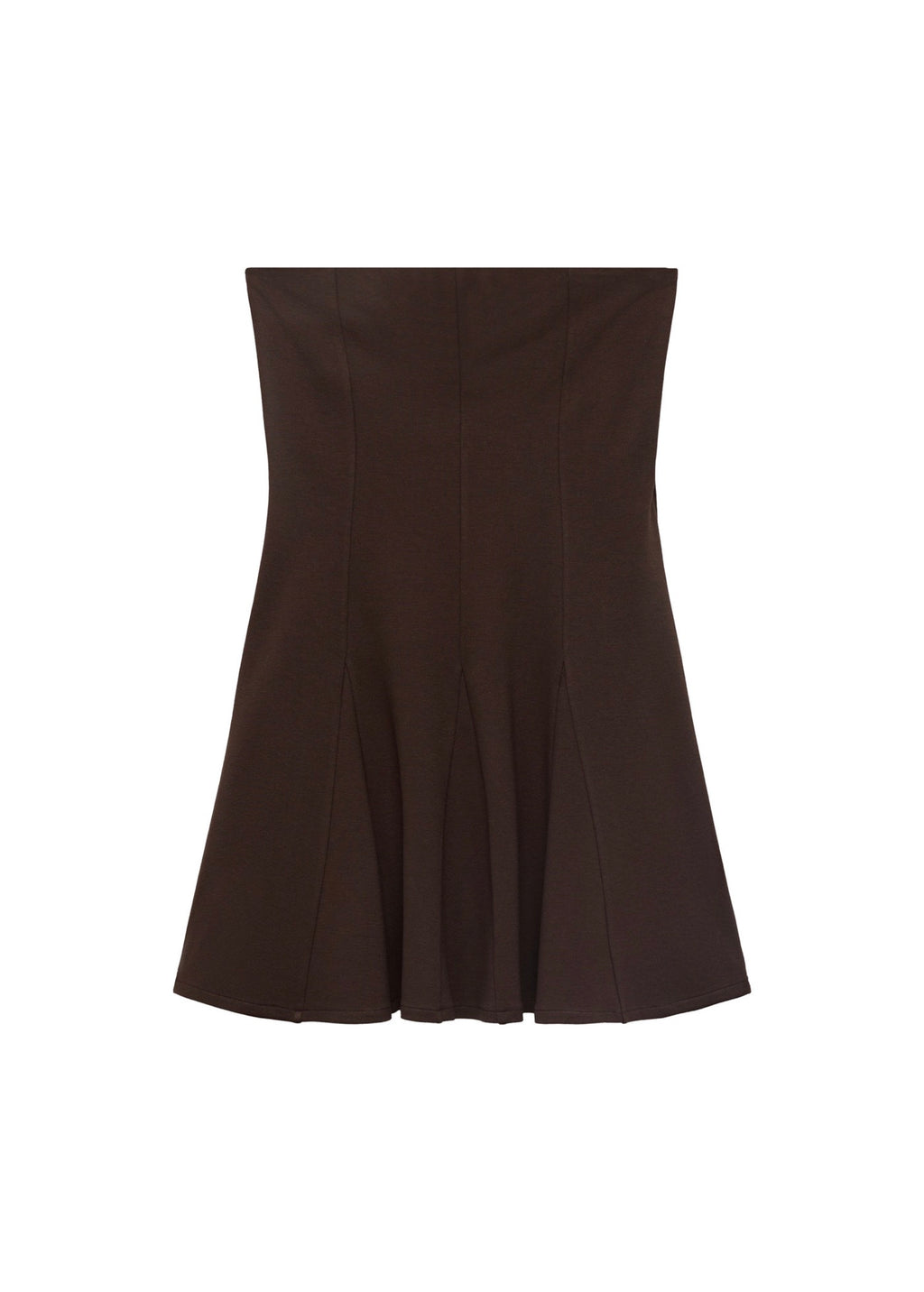 Robe Bustier À Plis Plats