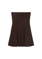 Robe Bustier À Plis Plats