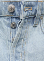 Short En Jean Bas Effiloché