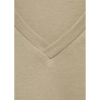 Camiseta de Algodón con Cuello en V