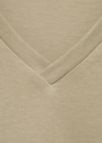 T-Shirt Coton Col En V