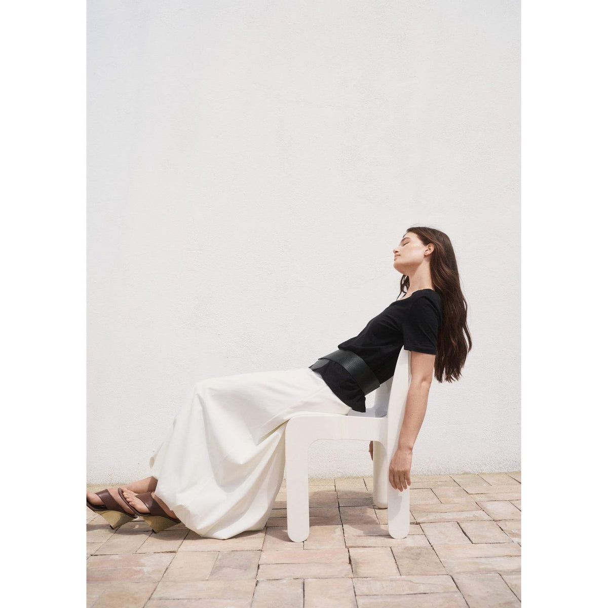 T-Shirt Coton Col En V