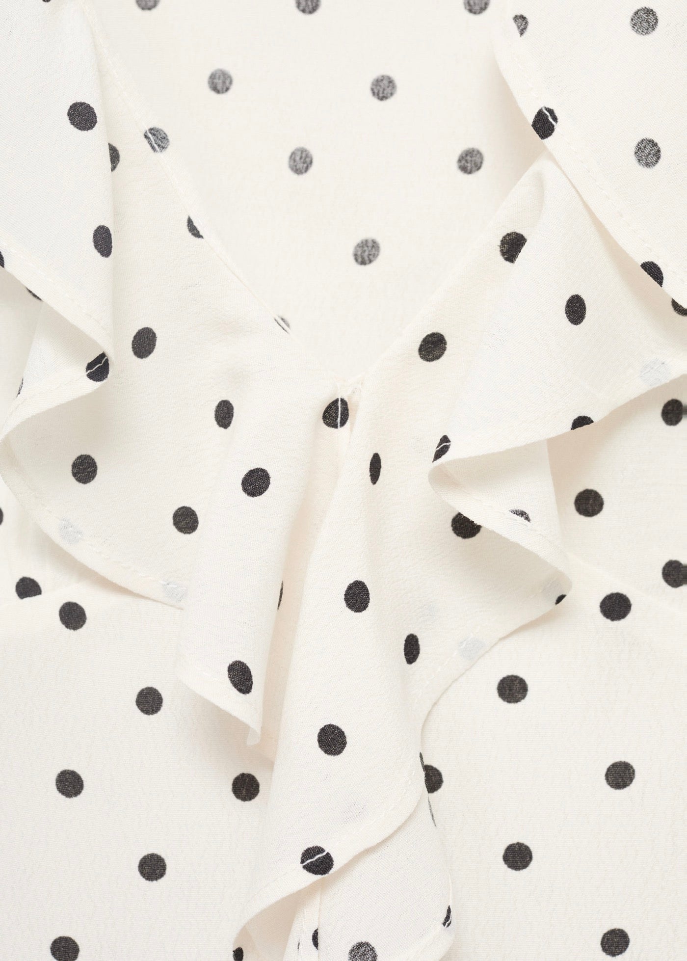 Blouse Pois Volant