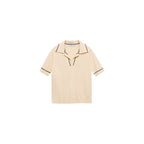 Jersey Cuello Polo Con Ribetes A Contraste