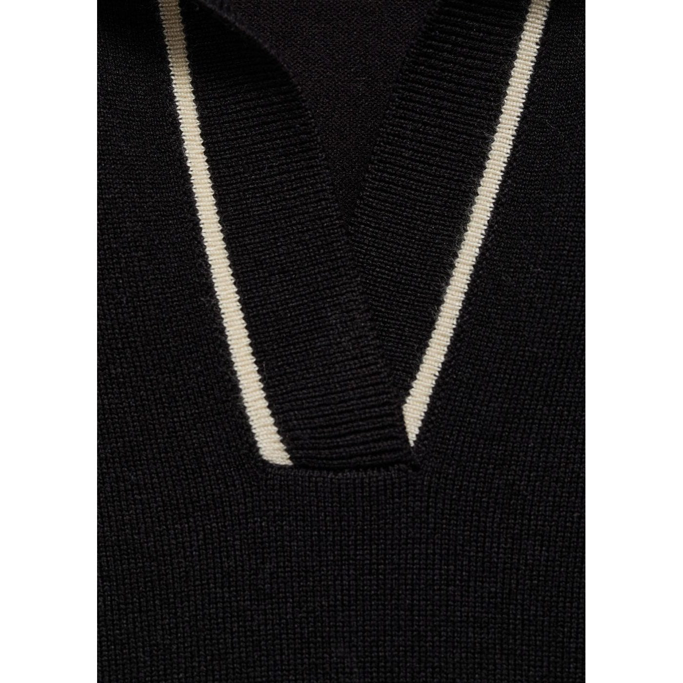 Pull Col Polo Avec Liserés Contrastants