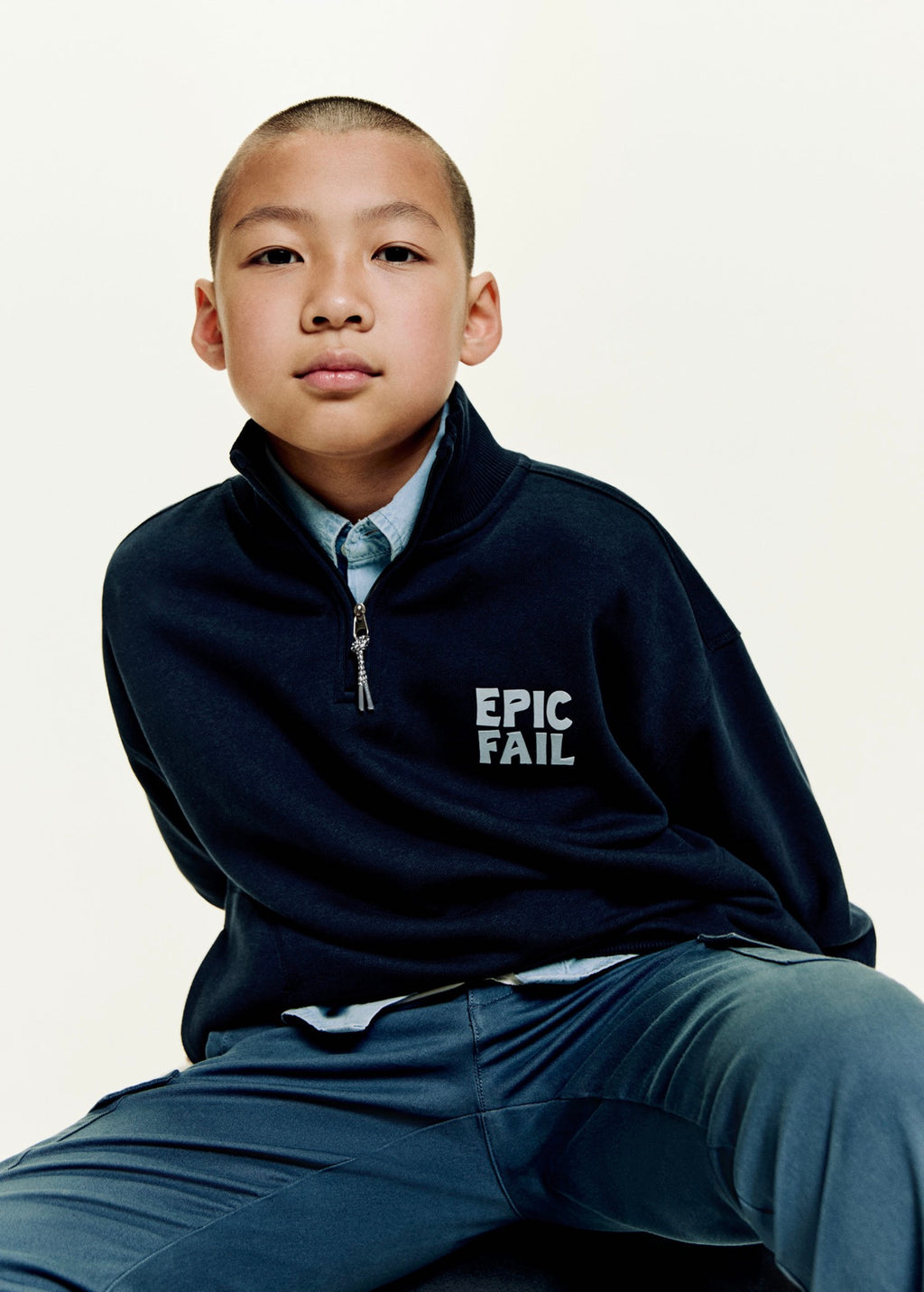Sudadera Epic Azul Marino - Niño