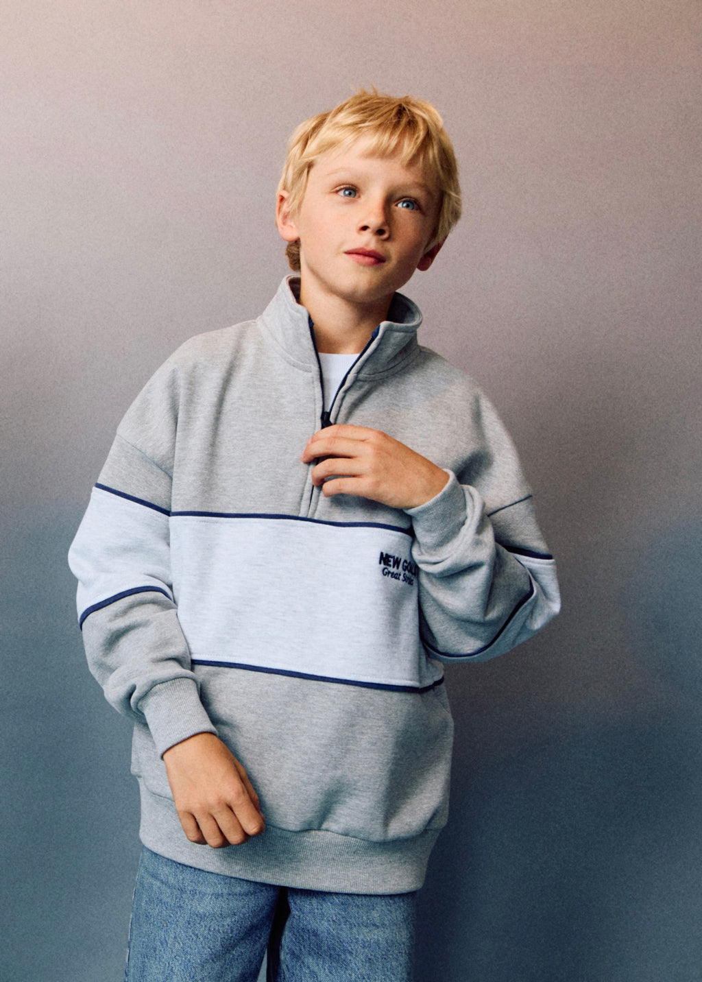 Jean Jogger Bleu Moyen - Garçon