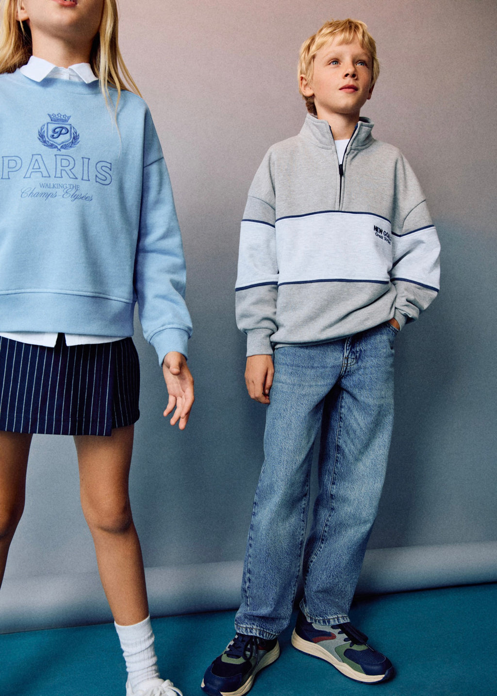 Jean Jogger Bleu Moyen - Garçon