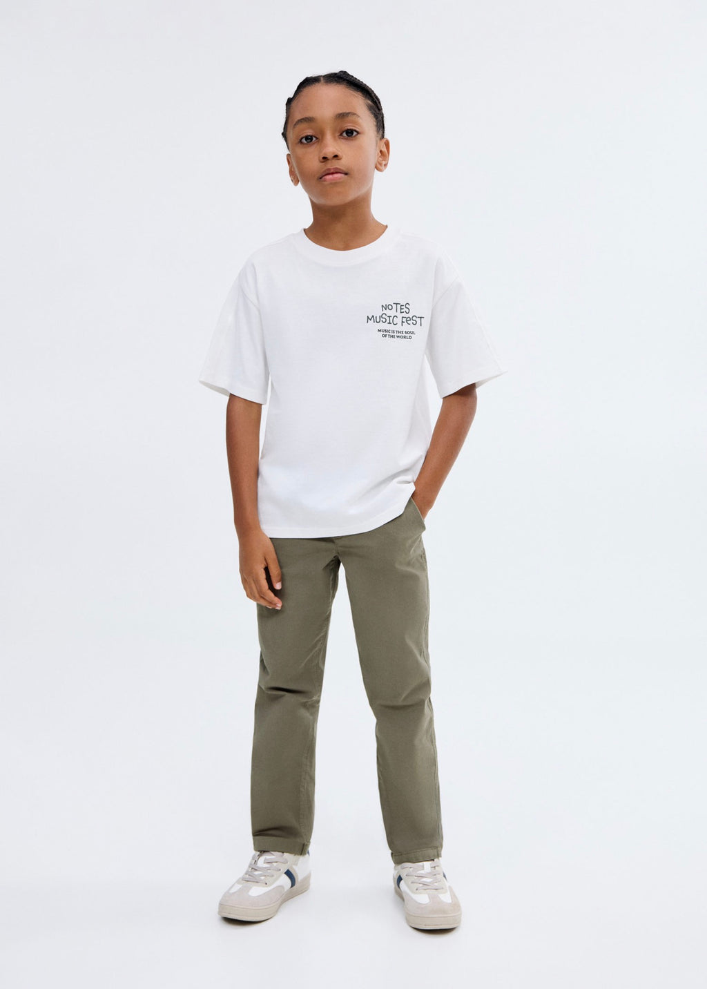 Pantalon Franky Kaki - Garçon