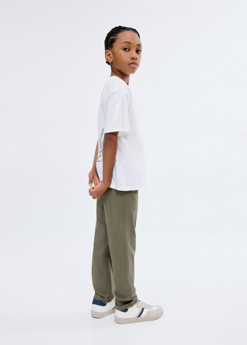 Pantalon Franky Kaki - Garçon