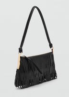 Sac Porté Épaule Cuir À Franges