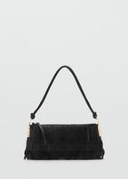 Sac Porté Épaule Cuir À Franges