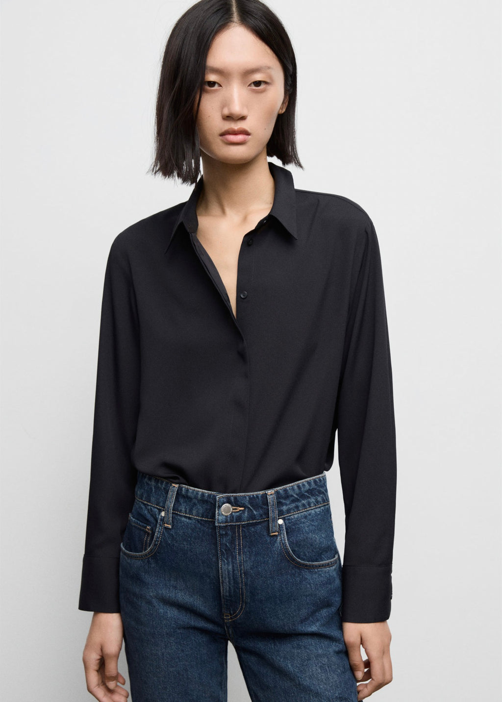 Chemise Fluide Manches Longues