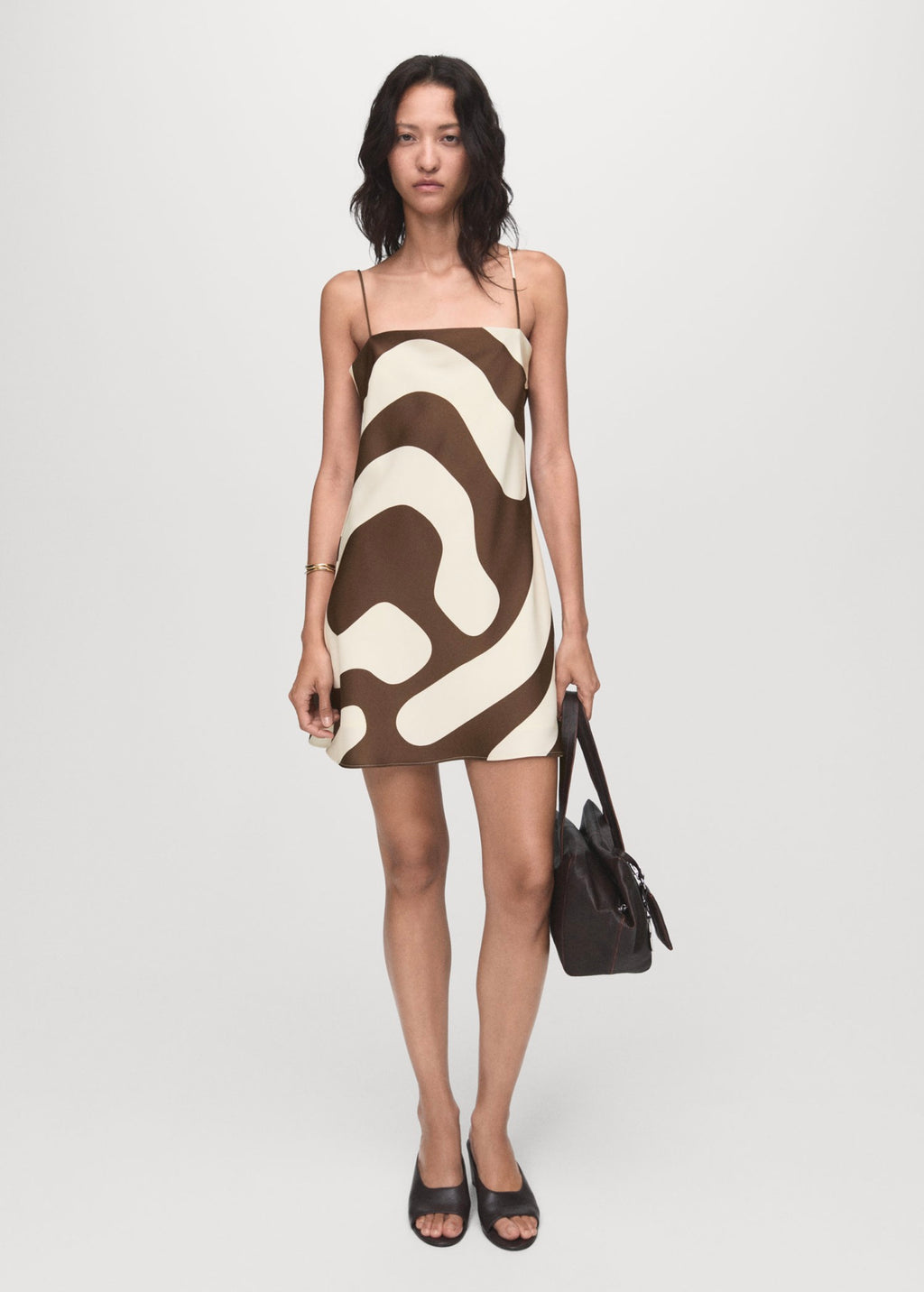 Robe Satinée Imprimée