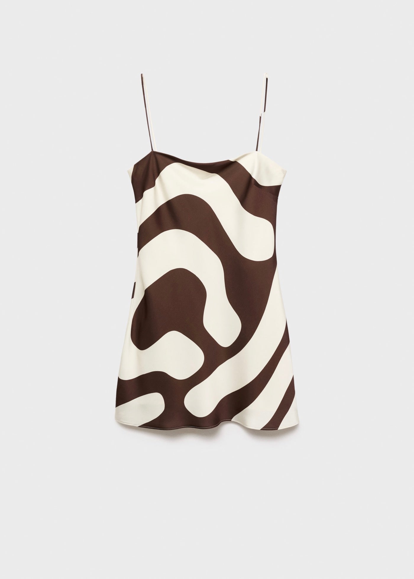 Robe Satinée Imprimée