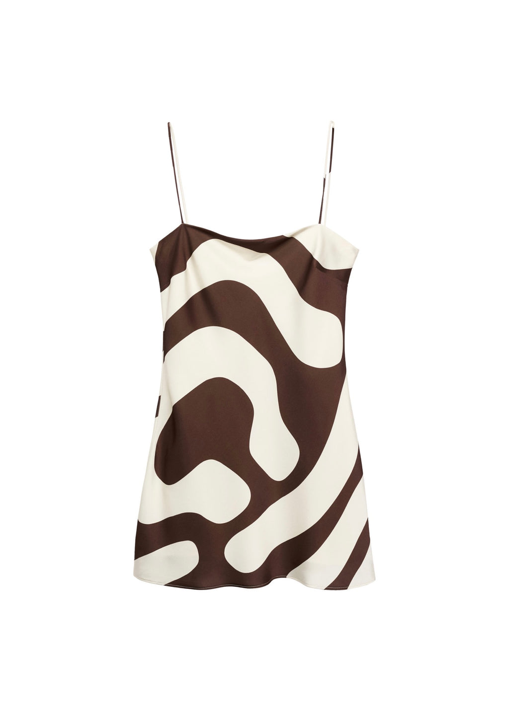 Robe Satinée Imprimée