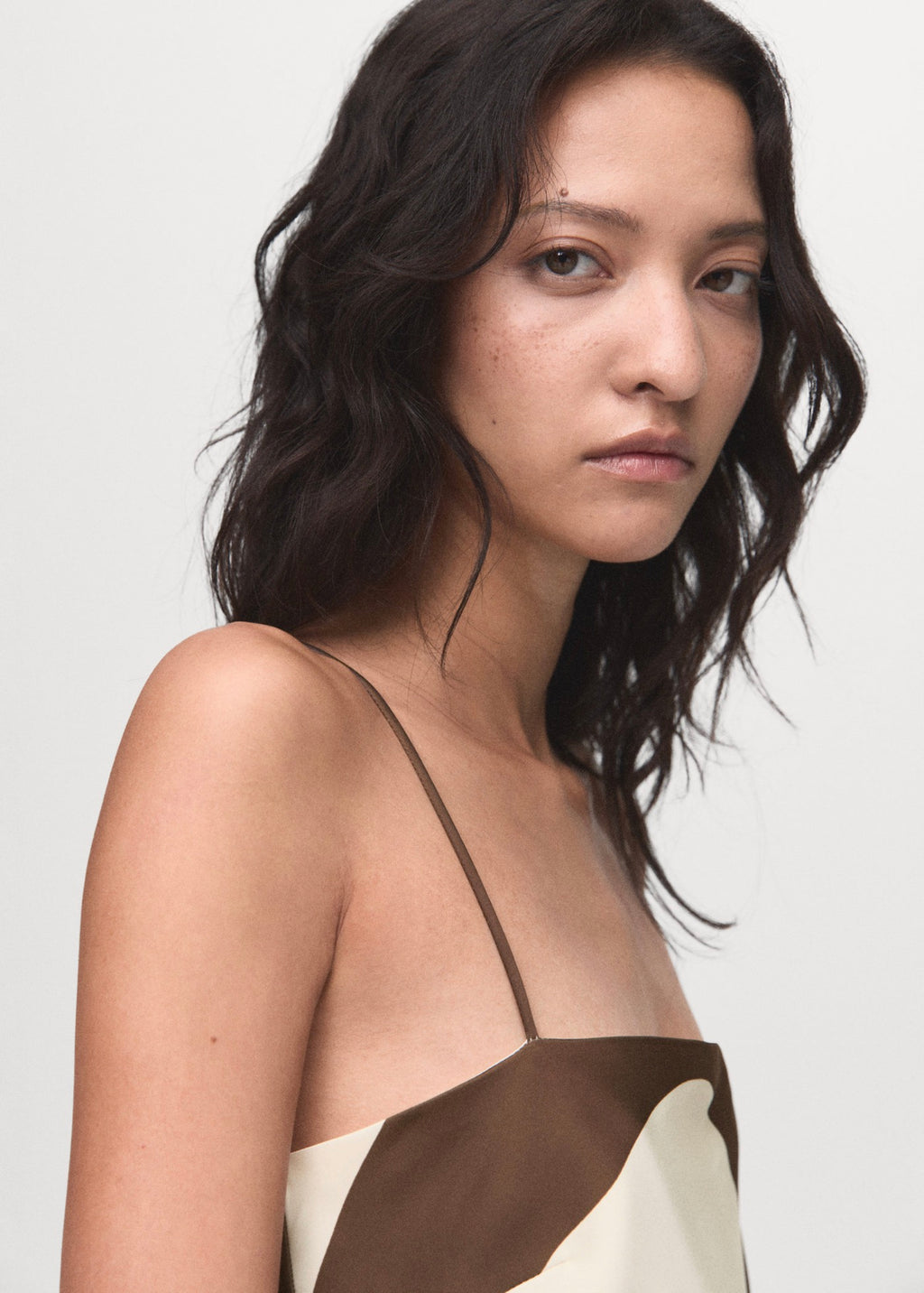 Robe Satinée Imprimée