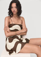 Robe Satinée Imprimée