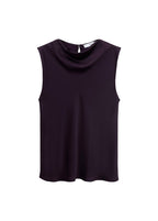 Blouse Satin Col Bénitier