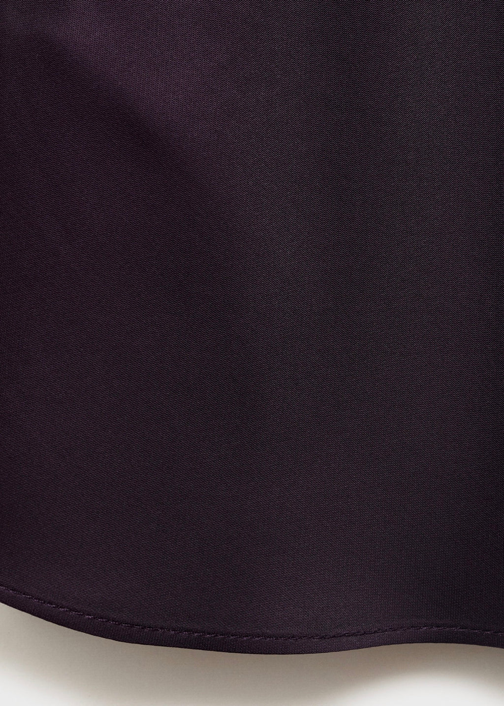 Blouse Satin Col Bénitier