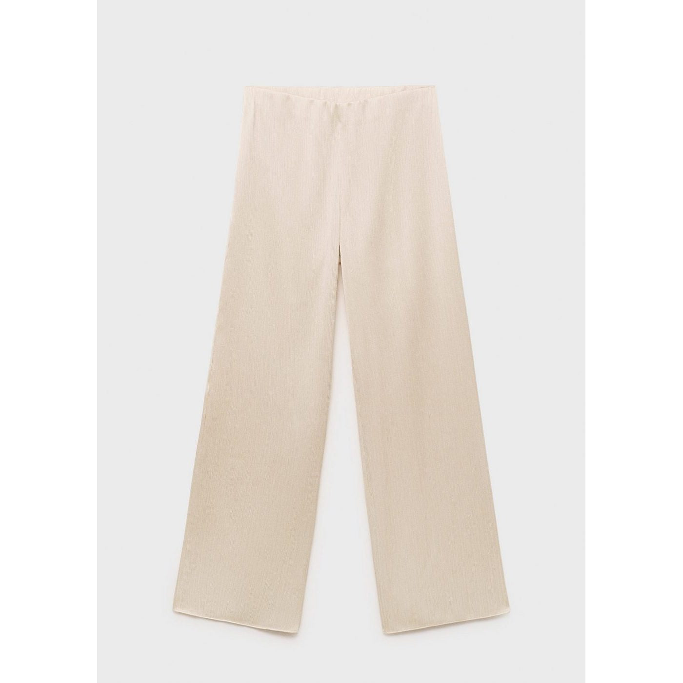 Pantalon Plissé Taille Élastique