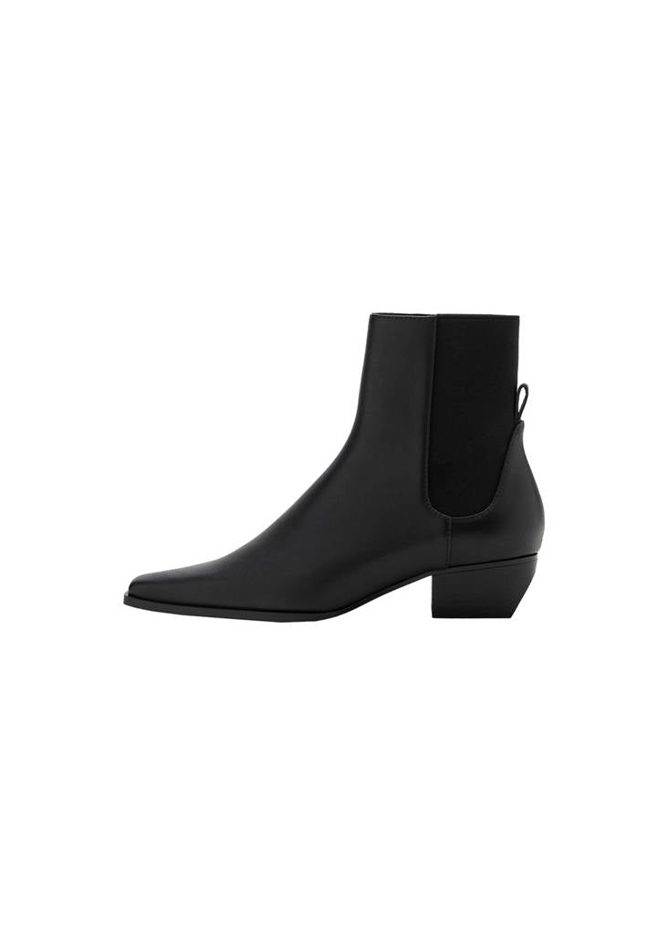 Bottines Cuir À Talon