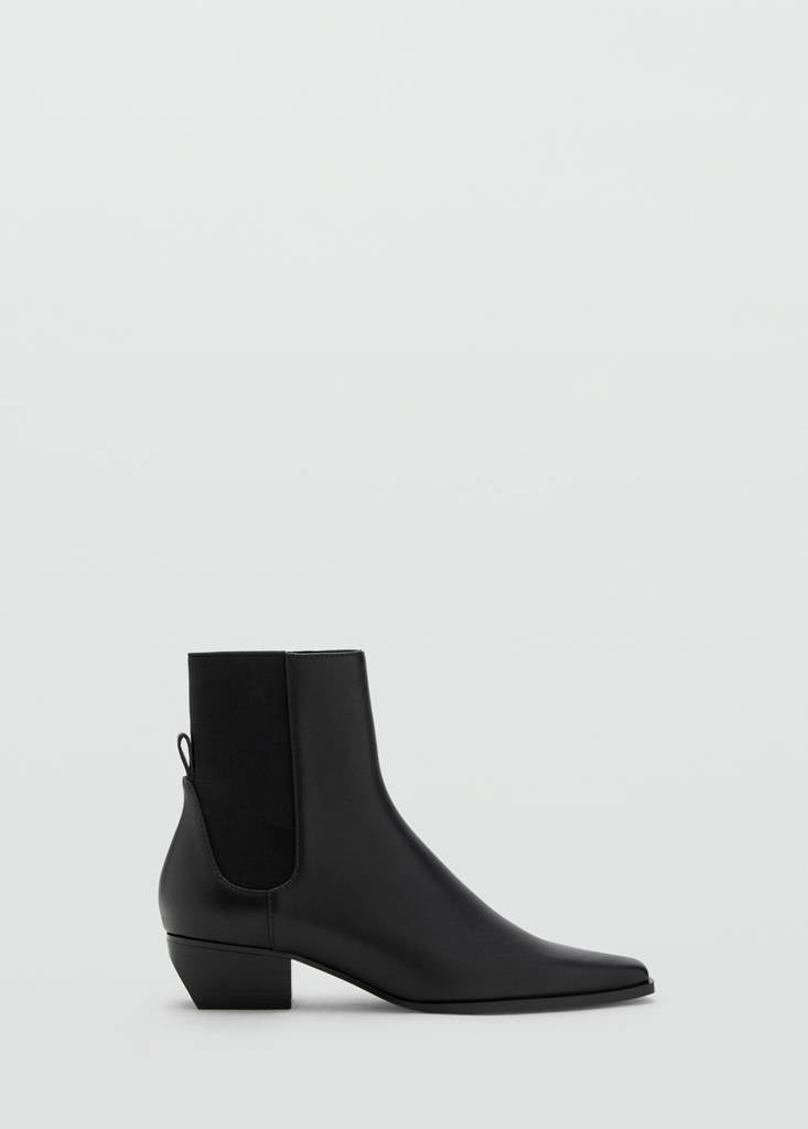 Bottines Cuir À Talon