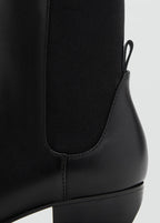 Bottines Cuir À Talon