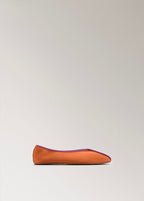 Ballerines En Satin Passepoil Contrasté
