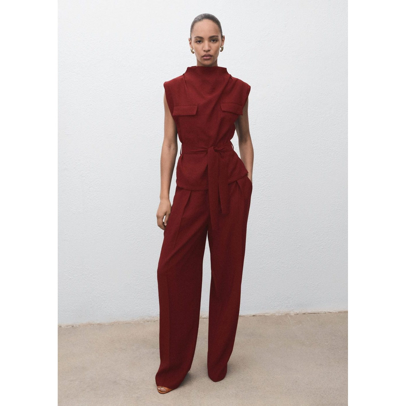 Blouse Angela - Medium Red