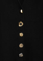 Veste En Maille Boutons Bijoux