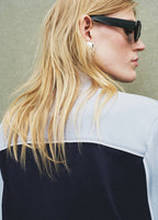 Veste Cintrée Bicolore