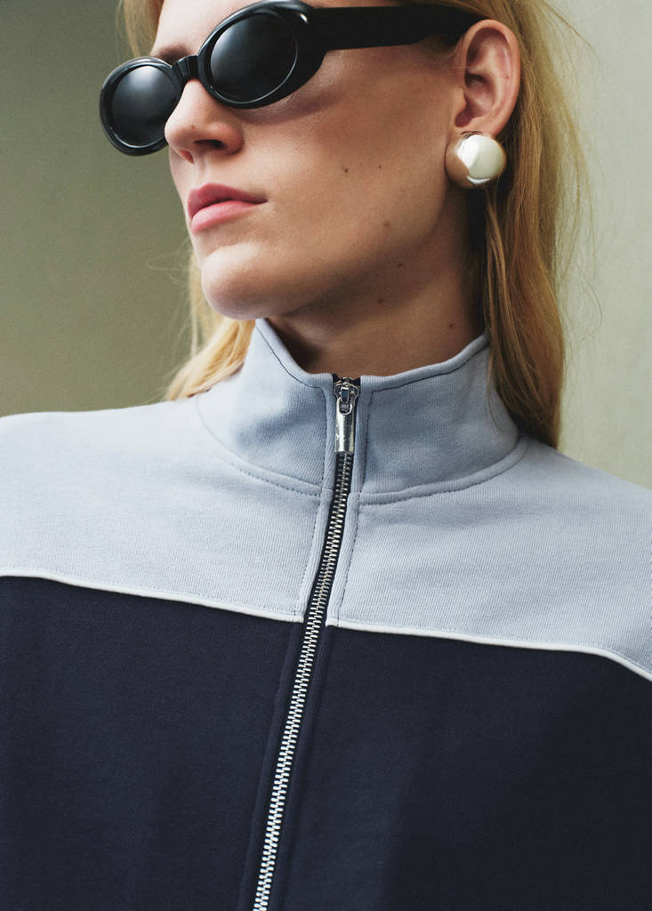 Veste Cintrée Bicolore