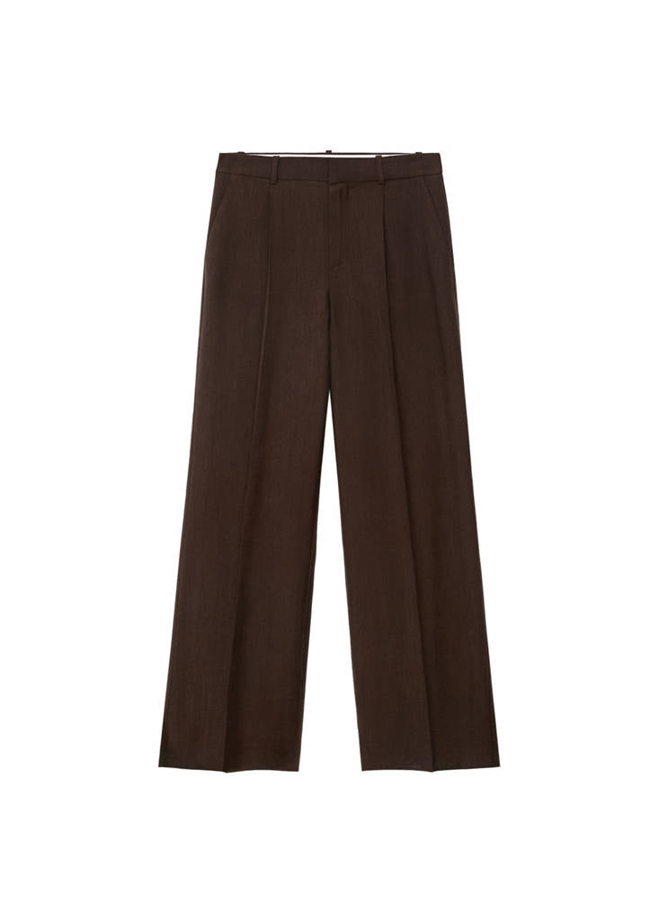 Pantalon Droit Costume Lyocell