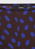 Pantalon Flare À Pois