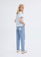 Star Medium Blue Jeans - Girl