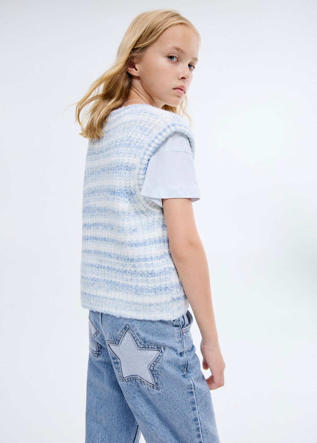 Star Medium Blue Jeans - Girl