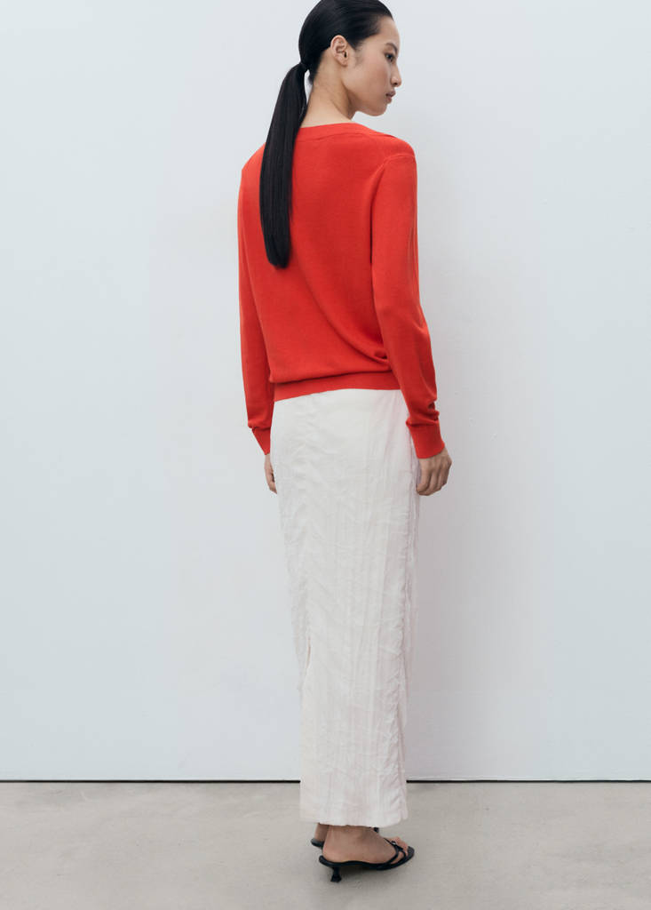 Pull-Over Maille Fine Col V