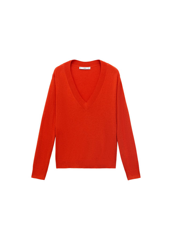 Pull-Over Maille Fine Col V