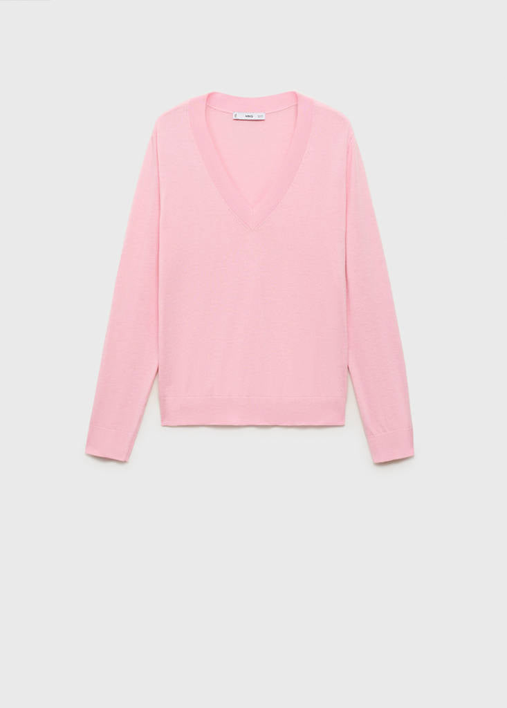 Pull-Over Maille Fine Col V