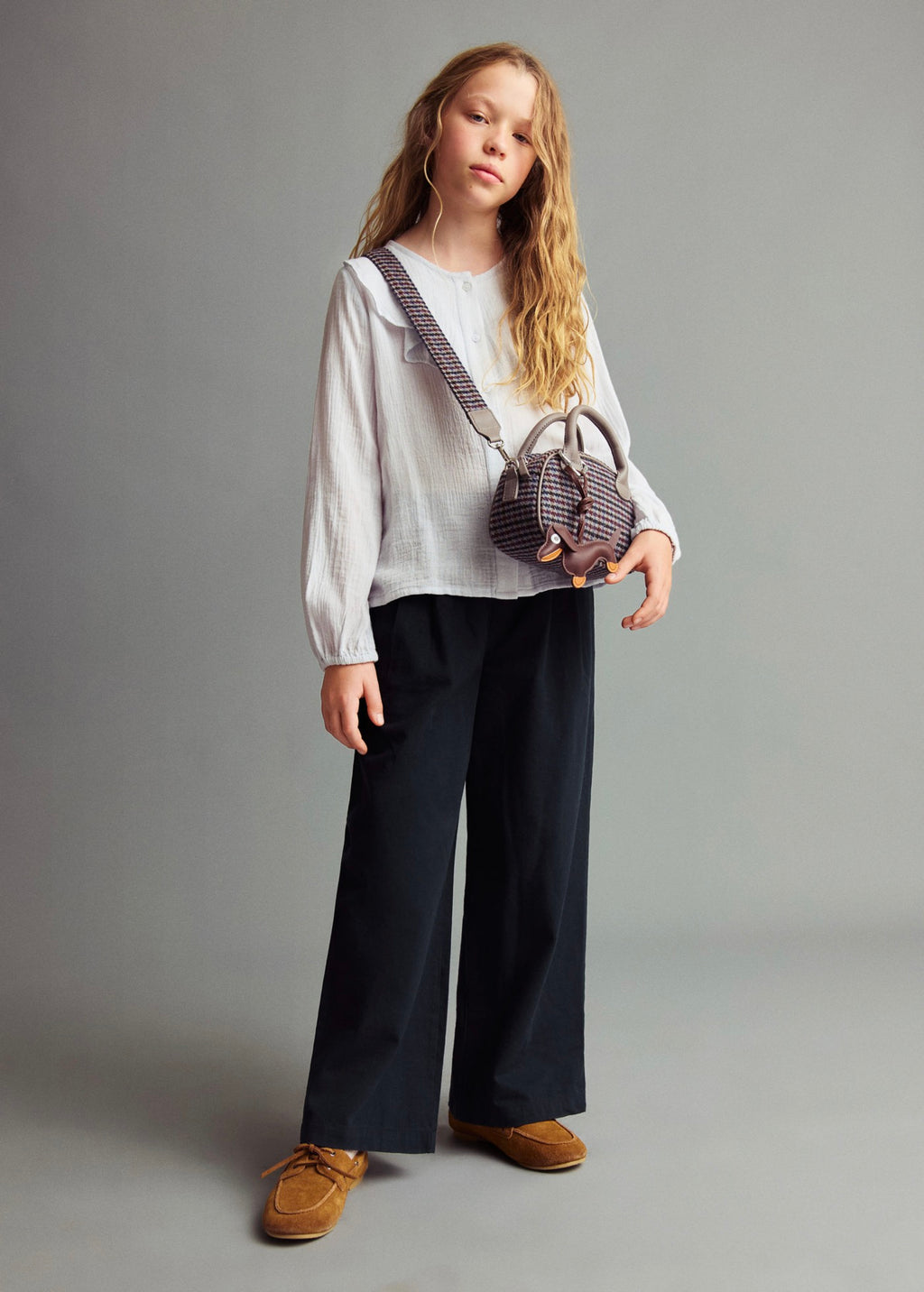 Lidia Dark Navy Trousers - Girl